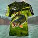 Men's Clothing New Men's T Shirt Short Sleeve Tops Summer Clothing Fishing Pattern Shirt Men's Dress Streetwear O_voghion.com
