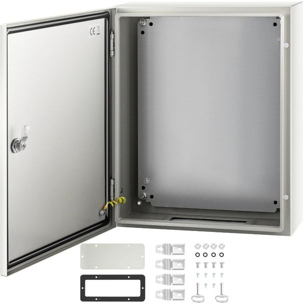 Scatola di giunzione elettrica per interni IP66 antipolvere NEMA 16 X 20 4X B impermeabile per esterni, custodia in acciaio NEMA da 6'' in acciaio_voghion.com