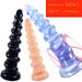Spiral Butt Plug Dilator 3.6-6.5cm Stick Opening Chrysanthemum G-Spot Massager Strip Anal Whip_voghion.com
