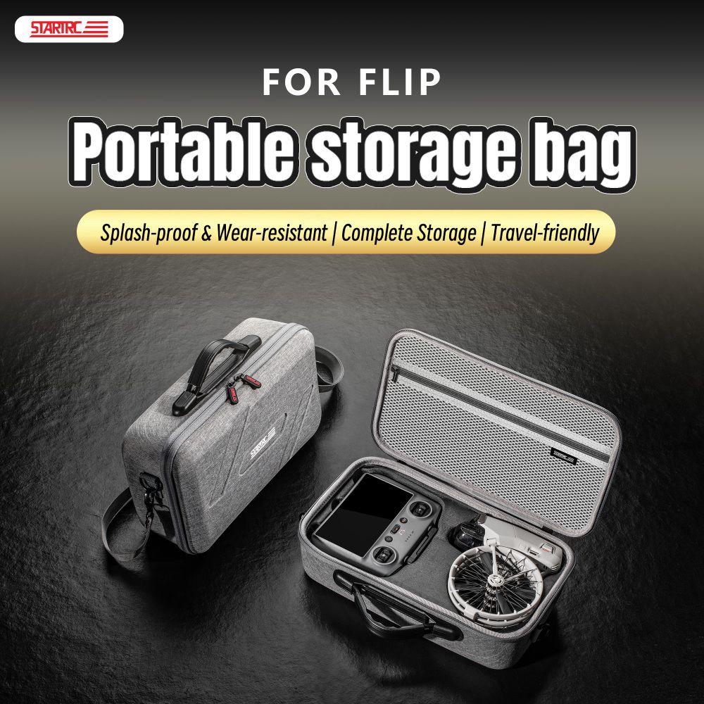 Tragbare Umhängetasche DJI Flip Fly More Combo Tragetasche Organizer für RC 2/N3 Fernbedienung Aufbewahrungsbox_voghion.com