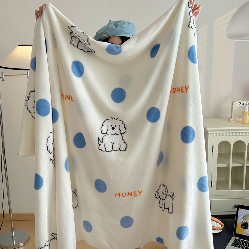 Couverture pliante multifonctionnelle en velours de lait double face, nouveauté automne/hiver 2025_voghion.com