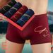 4PCS Boxer shorts large size seamless cotton file men's boxer shorts summer thin section siza L-3XL_voghion.com