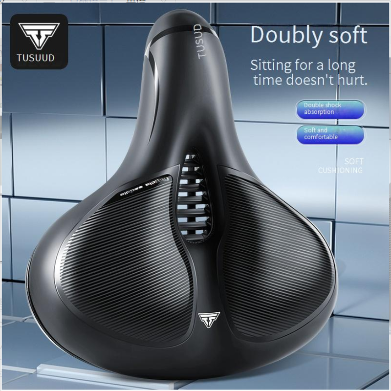 Sports & Entertainment cushion super soft seat saddle mountain bike comfortable seat universal bicycle seat cushion saddle seat accessories_voghion.com