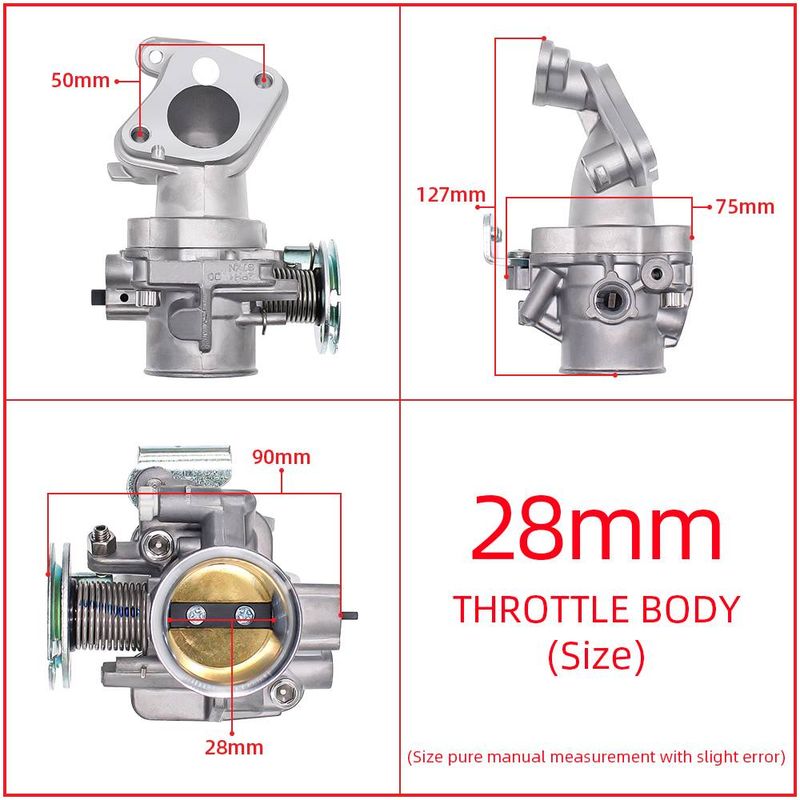 Corps de papillon RACING pour YAMAHA MIO125 I' M3 MIO SOULI125 MIOI125S 28mm 30mm 32mm 34mm Yamaha Mio125 MioI125s Souli125 Fino 125i Gt 125_voghion.com