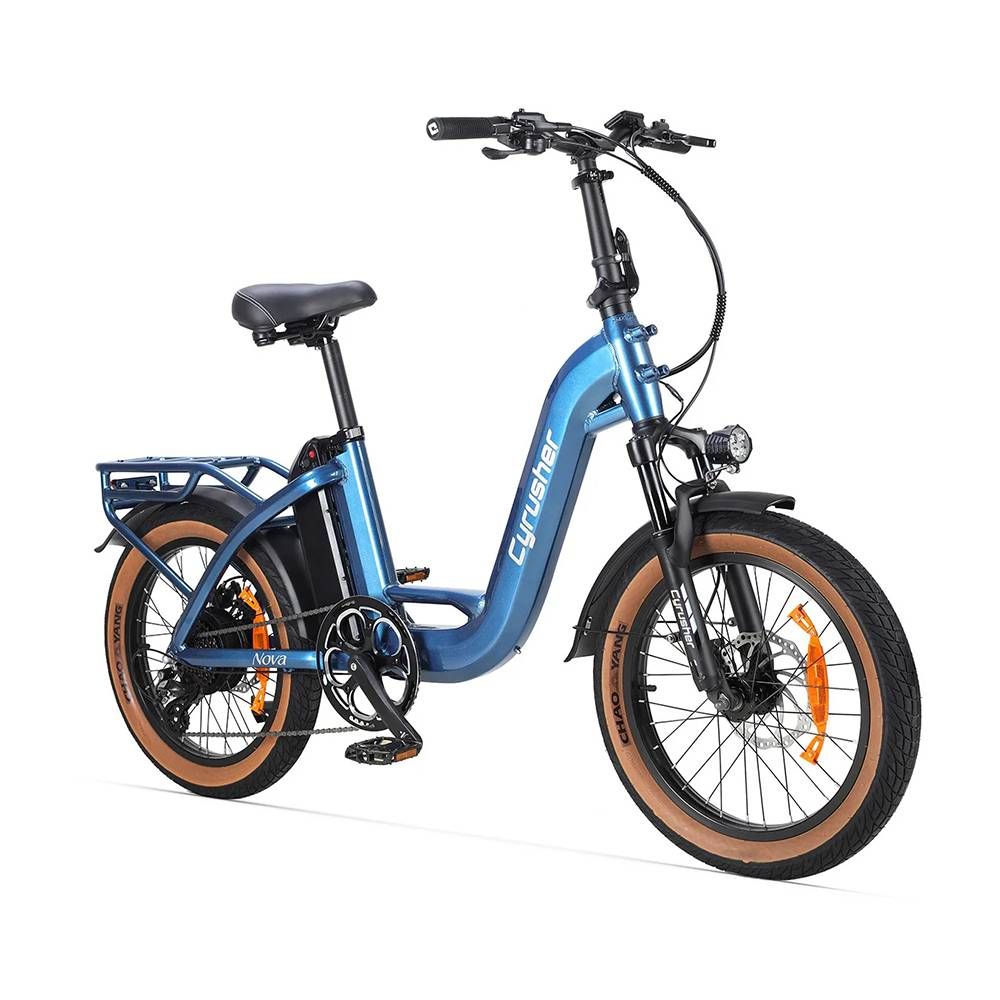 CYRUSHER Nova 20" Step-through Electric Bike 250W Motor 36V 15Ah Battery_voghion.com