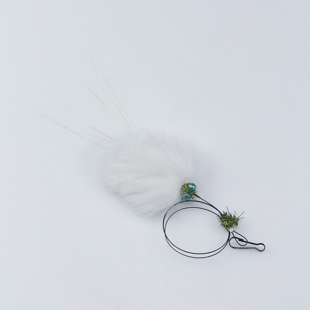 Real Rabbit Fur Small Flying Insect Cat Teaser Wand Replacement Head New Design Launched_voghion.com