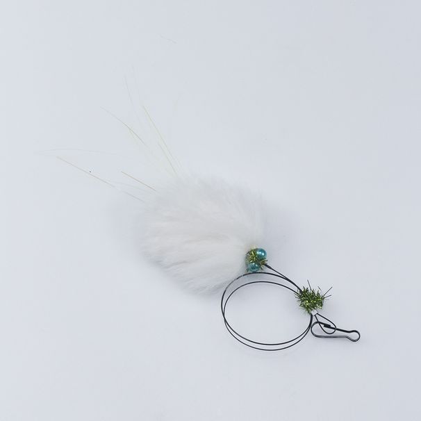 Real Rabbit Fur Small Flying Insect Cat Teaser Wand Replacement Head New Design Launched_voghion.com
