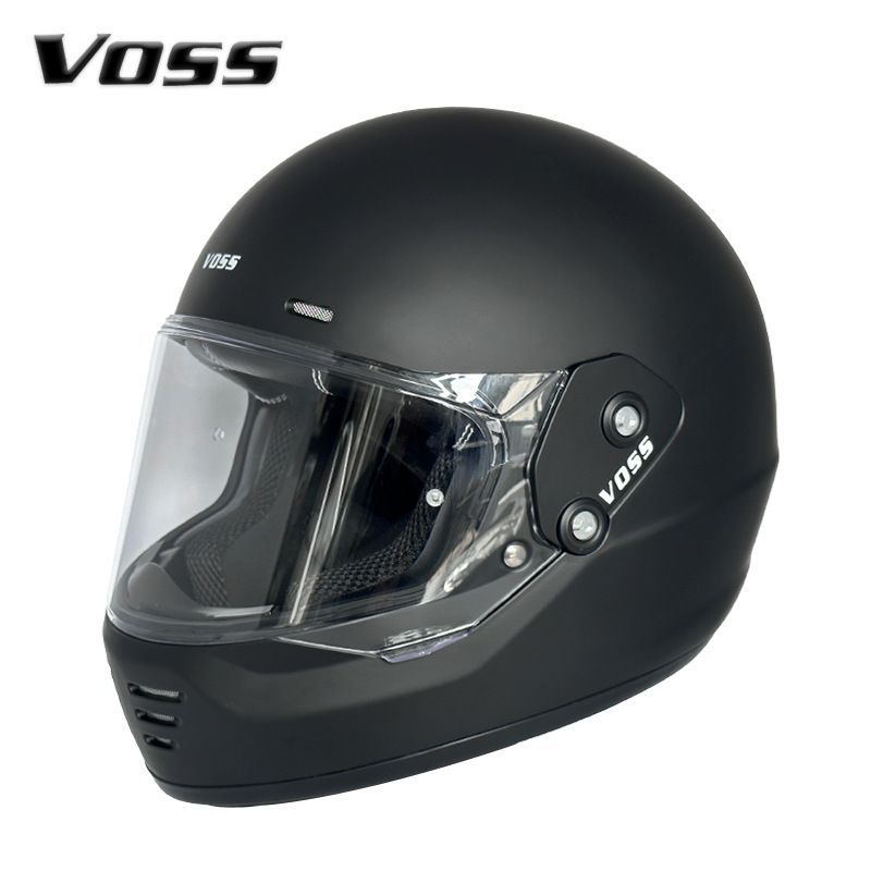 Casco integrale retrò VOSS, casco da motociclista, casco da crociera per uomo e donna, quattro stagioni_voghion.com