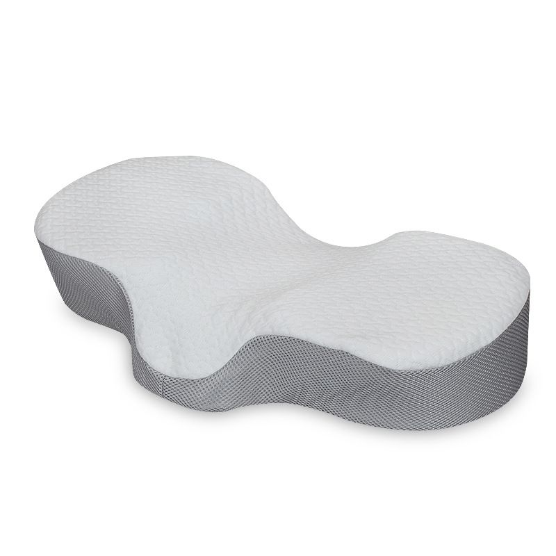 Cuscino cervicale per collo e spalle, cuscino in memory foam sagomato, cuscino ergonomico di supporto per il collo per chi dorme di lato sulla schiena e sullo stomaco con federa_voghion.com