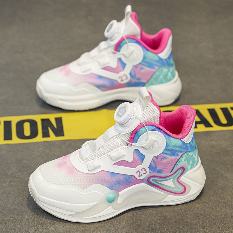 Children's Basketball Boys Spring Summer New Mesh Breathable Girls Sports Shoes Wear-Resistant Practical Non-Slip_voghion.com