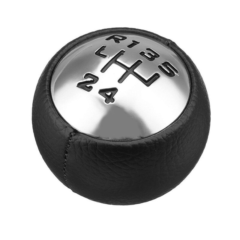 5 Speed PU Leather Gear Shift Knob For Peugeot 3008 407 5008 807 307 308 Citroen C4 C8 Shifter Lever Arm Headball_voghion.com