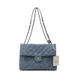 Borsa a tracolla casual da donna in denim, piccola, profumata, di grande capacità, alla moda e alla moda_voghion.com