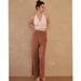 Zen Yoga Set High Waist Long Wide Leg Pants Casual Draped Slimming Fairy Style Tank Top Outerwear_voghion.com