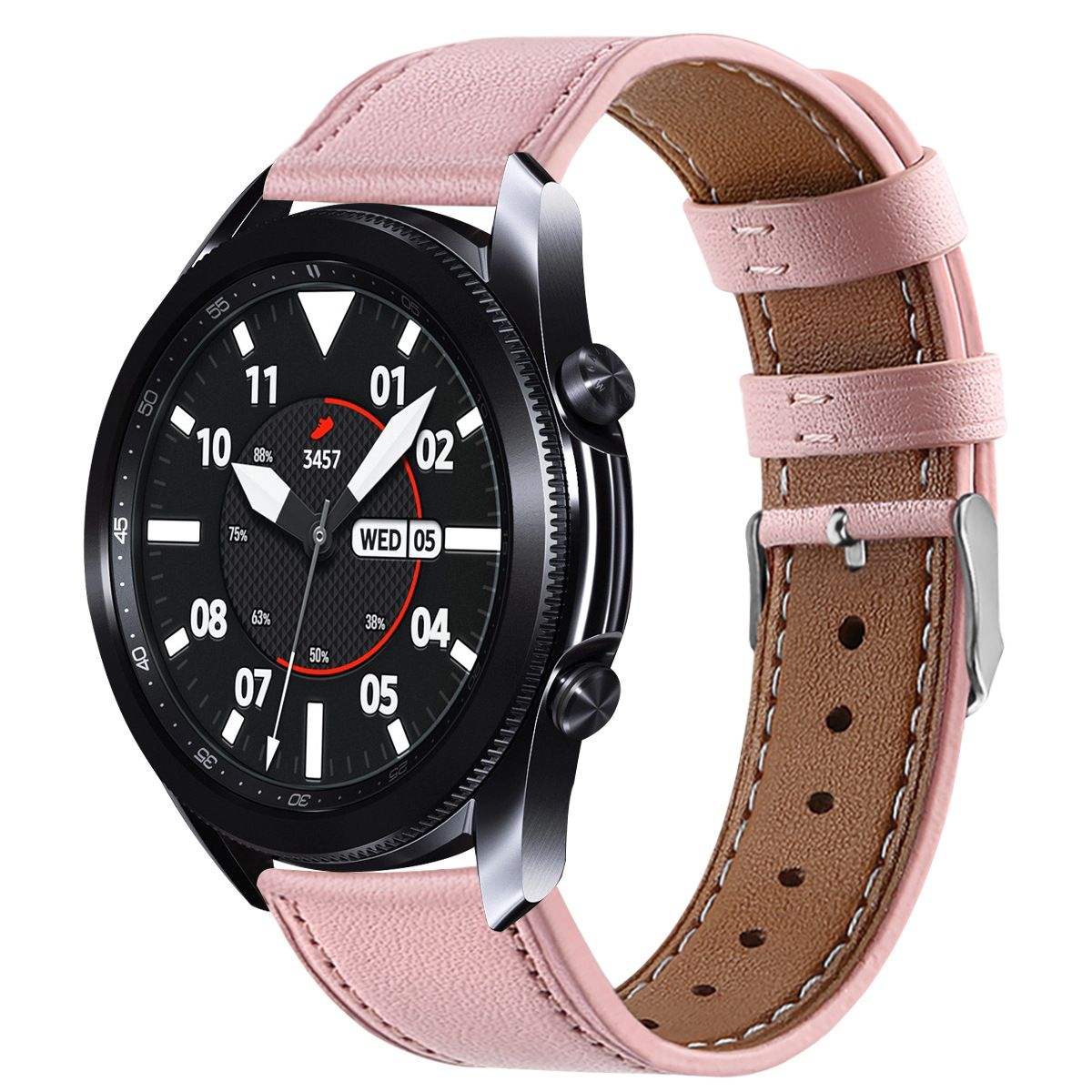 Geeignet für Samsung Galaxy Watch 3 Huami GTR/GTS Huawei GT2e Uhr 20/22 mm Echtleder-Uhrenarmband_voghion.com