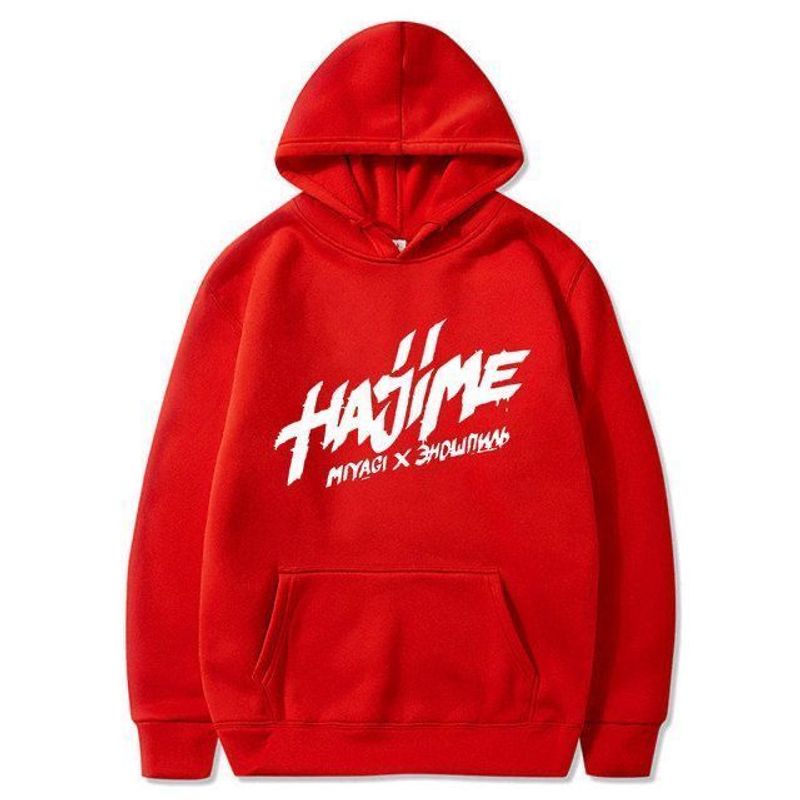 Hime Letter Print Mode Sweatshirt Losse Casual Koppels Luie Stijl Capuchon Herfst Winter Unisex_voghion.com