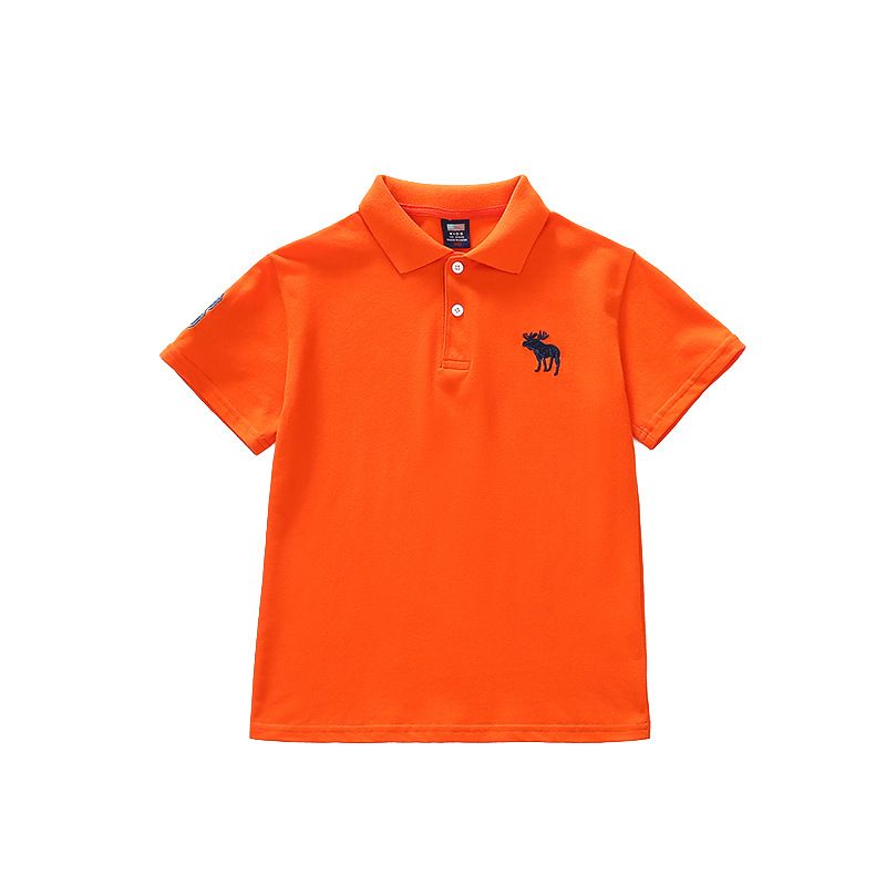 Kid's Clothing 2024 new summer children's polo shirt lapel short-sleeved boys' cotton t-shirt children's top baby pique cotton_voghion.com