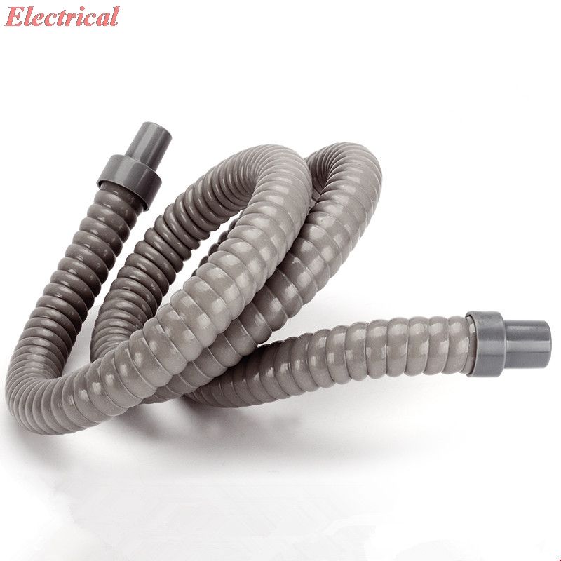 1 pz Tubo flessibile di scarico dell'unità interna del condizionatore d'aria, raccordo per tubo di prolunga per condensa d'acqua che gocciola, lunghezza 1,2 m_voghion.com
