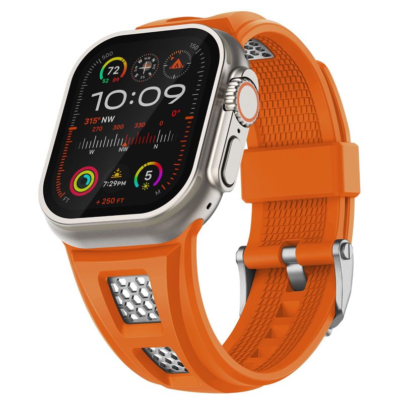 Cureaua de ceas pentru iwatch 42/44/45/49mm Curea de ceas sport din silicon pentru seria de ceasuri Ultra2 Se 9/8/7/6/5/4/3/2/1_voghion.com