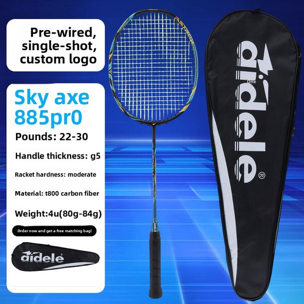 Ultra-light 4U Full Carbon Fiber Professional Training Single High Appearance Durable Badminton Racket_voghion.com