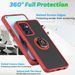 KEYSION Matte Case for OPPO Reno7 5G 7 Z 5 Lite 5F 4 Pro Transparent Ring Shockproof Phone Cover for OPPO A52 A72 A92 A5_voghion.com