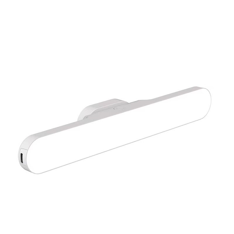 Akıllı Dokunmatik Kontrollü LED Masa Lambası - Şarj Edilebilir USB Başucu Lambası, 3 Renk Modu, Yurt ve Ofis İçin Manyetik Duvar Montajı (Beyaz)_voghion.com