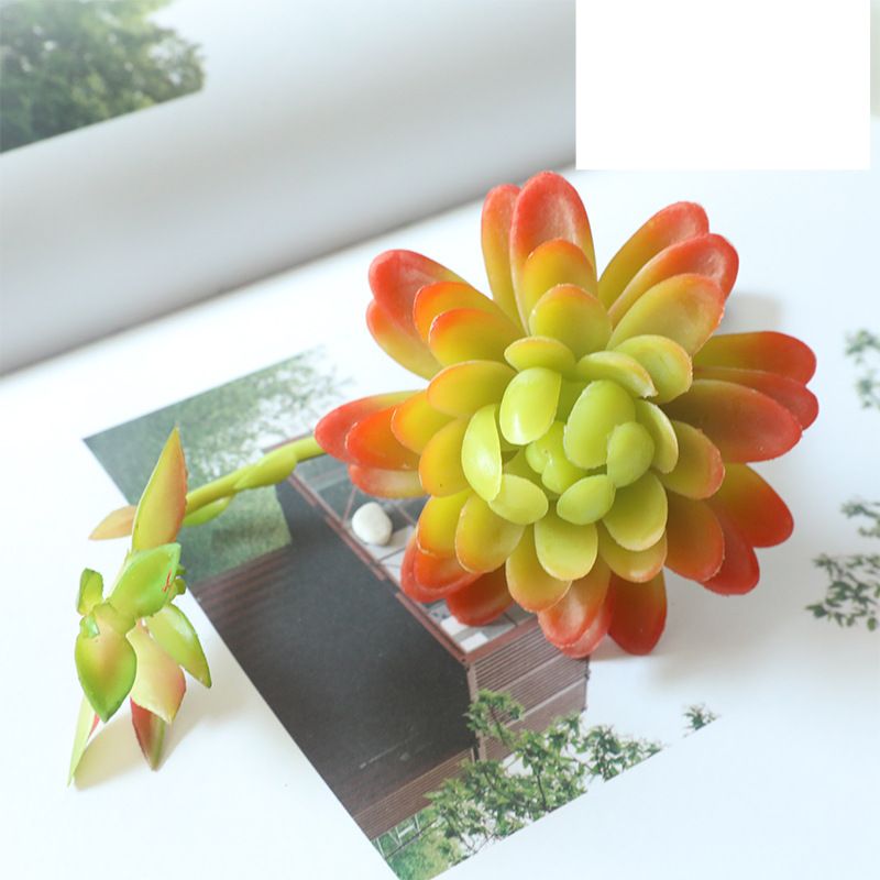 Flowers with water lilies succulent plant simulation flower home decoration wedding flower wall plant wall_voghion.com