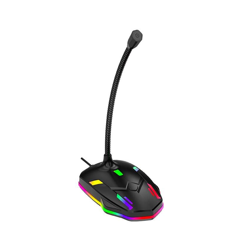 RGB Gaming Desktop Conference USB Recording Microphone M9_voghion.com