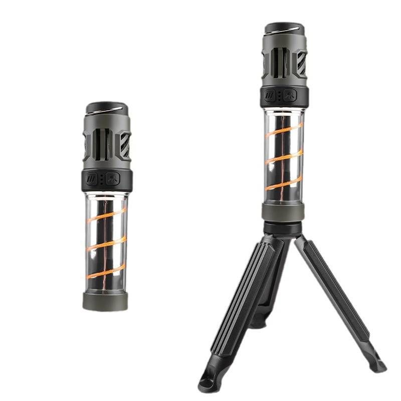 LED mosquito repellent camping light Outdoor lighting flashlight Multi function camping light Tripod camping light_voghion.com