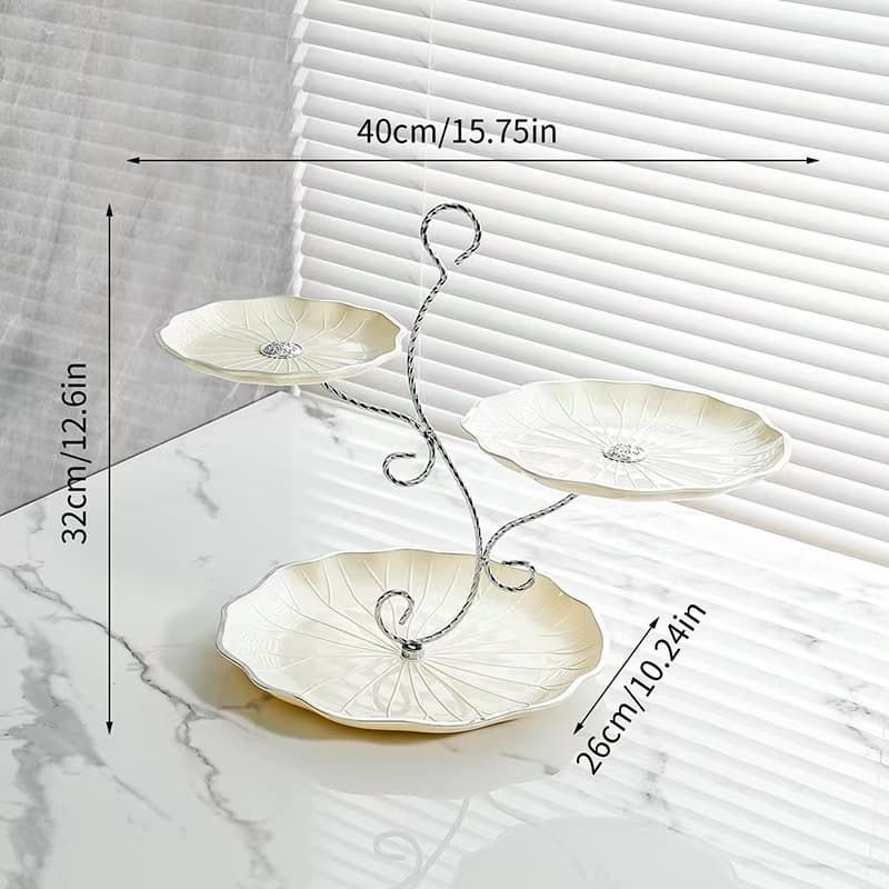 3 Tier Cupcake Stand Tower, White Plastic Cup Cake Holder For Dessert Table, Tiered Serving Tray For Tea Party, Baby Shower, Wedding And More_voghion.com