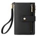 New Ultra-fiber Leather Short Women's Wallet Zipper Clutch Anti-theft Card Bag Coin Purse_voghion.com