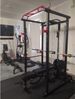Multi-functional Power Cage,Home Adjustable Pullup Squat Rack 1000Lbs Capacity Comprehensive Fitness Barbell Rack_voghion.com