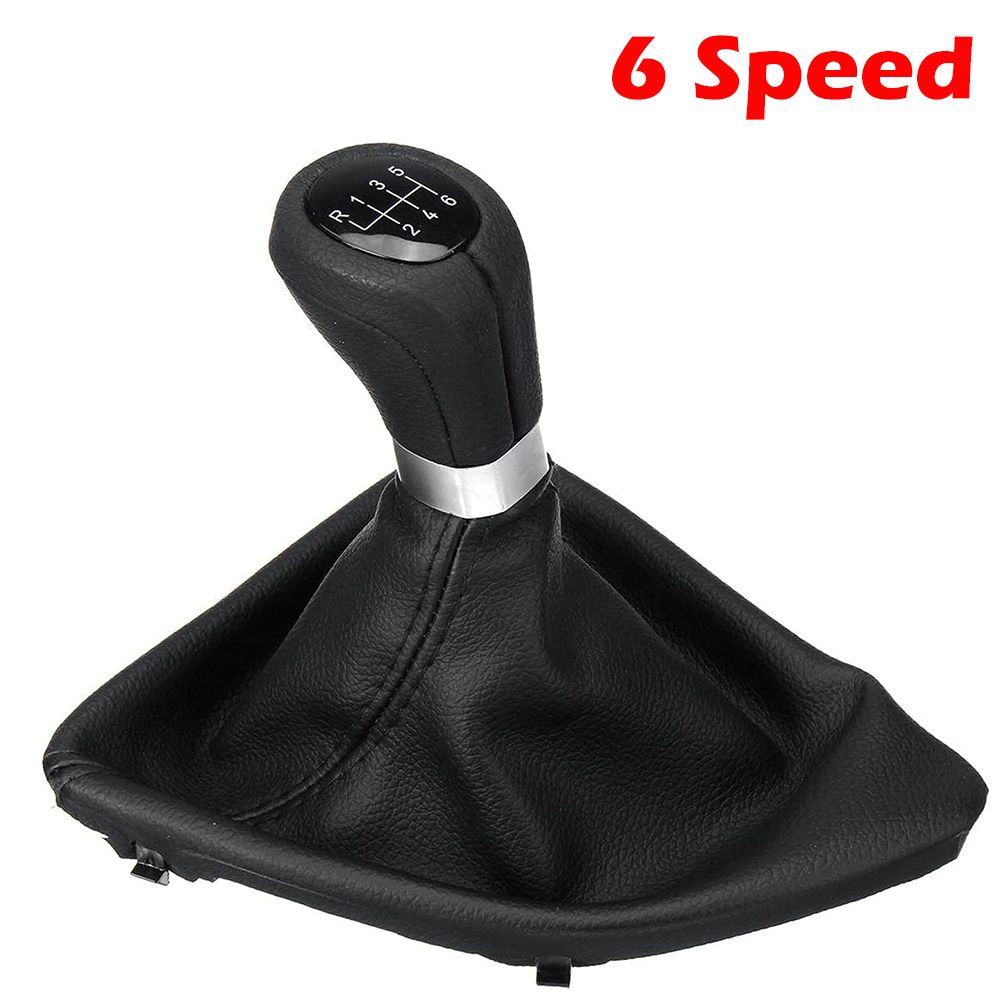 Bilväxelspaksknopp 5/6 hastighet för E90 E91 E92 1-serien E81 E82 E87 E88 vänsterstyrd manuell växelspaksspak med PU_voghion.com