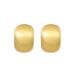 Matte Metal Brushed Bean C Geometric Temperament French Light Luxury Internet Famous Earrings For Women_voghion.com
