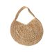 New Straw Bag Large Capacity Straw Bag Woven Bag Single Shoulder Handbag Round Women's Bag Holiday Beach Bag_voghion.com