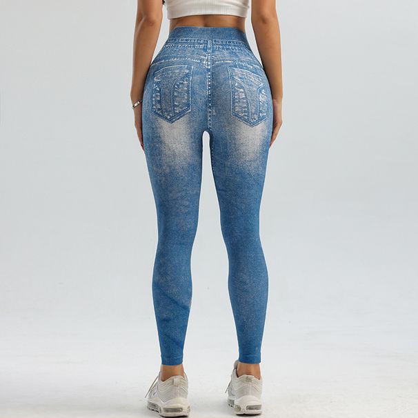 Ženska oblačila Legice z ozkim pasom, raztegljive hlače za dvig bokov, velikosti devet minut_voghion.com