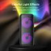 O8K BT-2407 Altoparlante portatile doppio subwoofer da 4 pollici con luce LED colorata per la casa_voghion.com