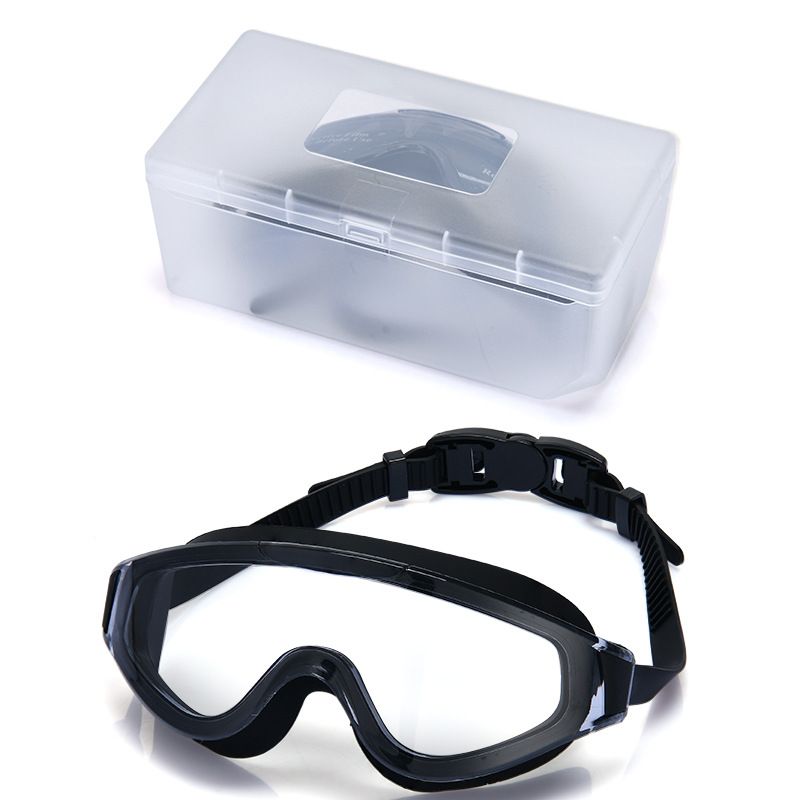 Adult Uniex High-Definition Waterproof Anti-Fog Multi-Color Silicone UV Protection Small Frame Profeional Swim_voghion.com