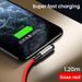 Degree 90 Fast Charging USB Cable For iPhone 13 12 11 Pro Max XS XR X 8 7 6 6S 5S L-shape Nylon USB Wire Cord    _voghion.com