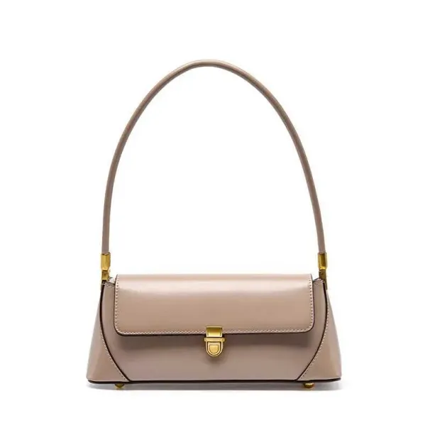 Toptrends Cowhide Genuine Leather Underarm Shoulder Bags For Women 2024 Trend Designer Female Tote Ladies Handbags And_voghion.com