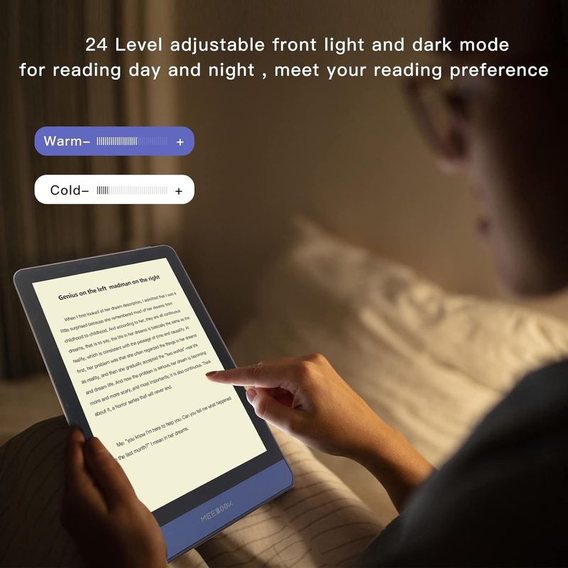 Liseuse électronique Meebook M6 avec étui en cuir | 6 pouces Eink Carta BOOK_voghion.com