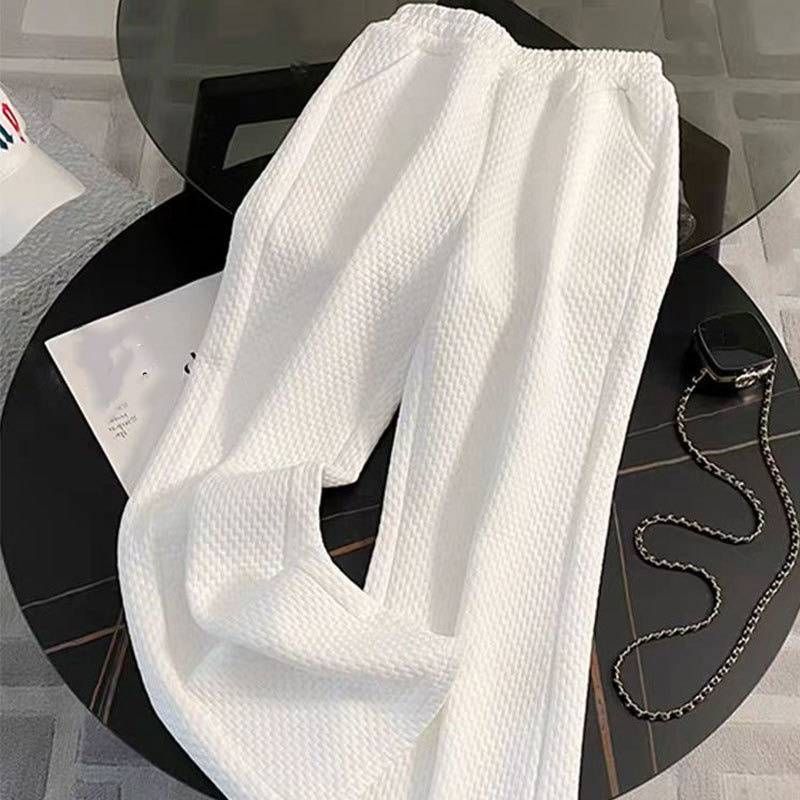 Women's Clothing Women's Spring Fashion Loose Age Reducing Thin Trousers Two Piece Suit_voghion.com