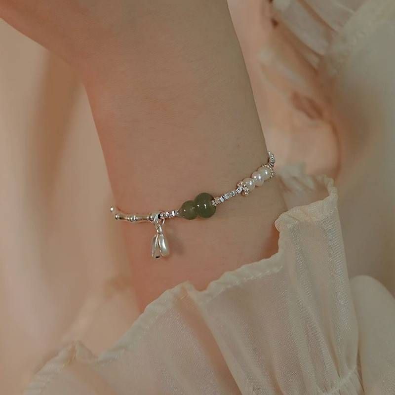 Irregular Broken Silver Bracelet Love Square Brand Silver Bracelet New Bamboo Casual Girl Girlfriends Gift Jewelry._voghion.com