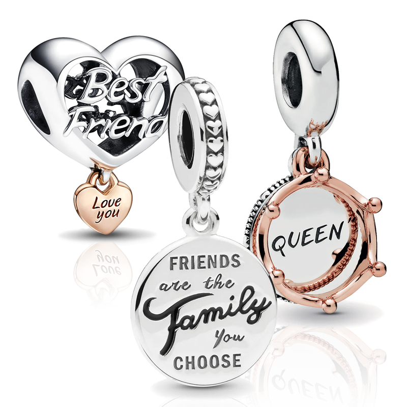 Fashion "For My Bestie" Charm Set_voghion.com