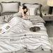 Washed Tencel Summer Bedding Set - Ultra-Soft & Breathable Lightweight For Air Conditioning (Machine Washable Twin/Queen/King Size)_voghion.com