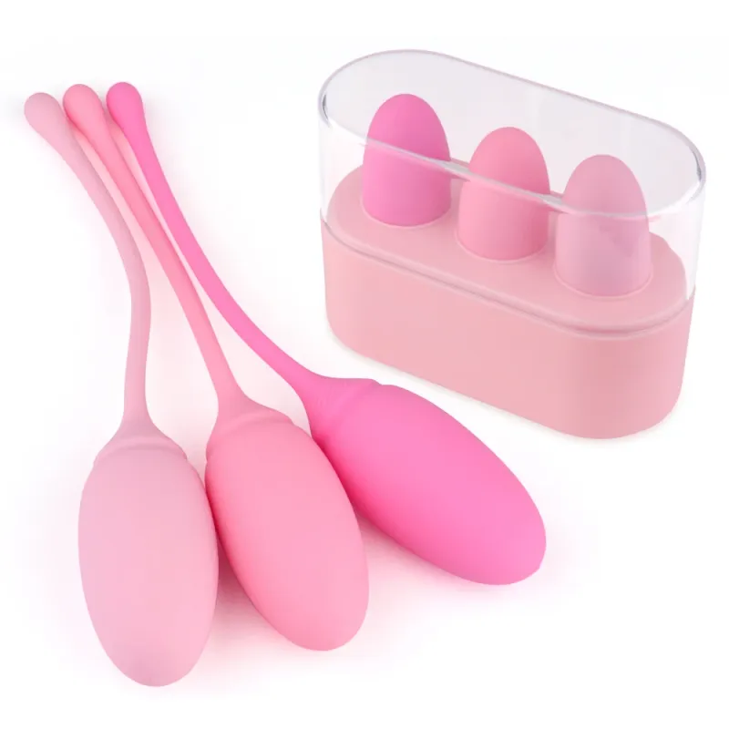 ZESSIEN Silikon Natürliche Frauen Beckenbodentrainer Ben Wa Bälle Kegel Bälle Set Für Straffung Massager_voghion.com