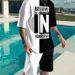Summer 2024 New Trend 3D Digital Printing Short Sleeve Men's Casual Beach Pants Set_voghion.com