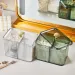 Square Cotton Swab Organizer - Dustproof Makeup Storage_voghion.com