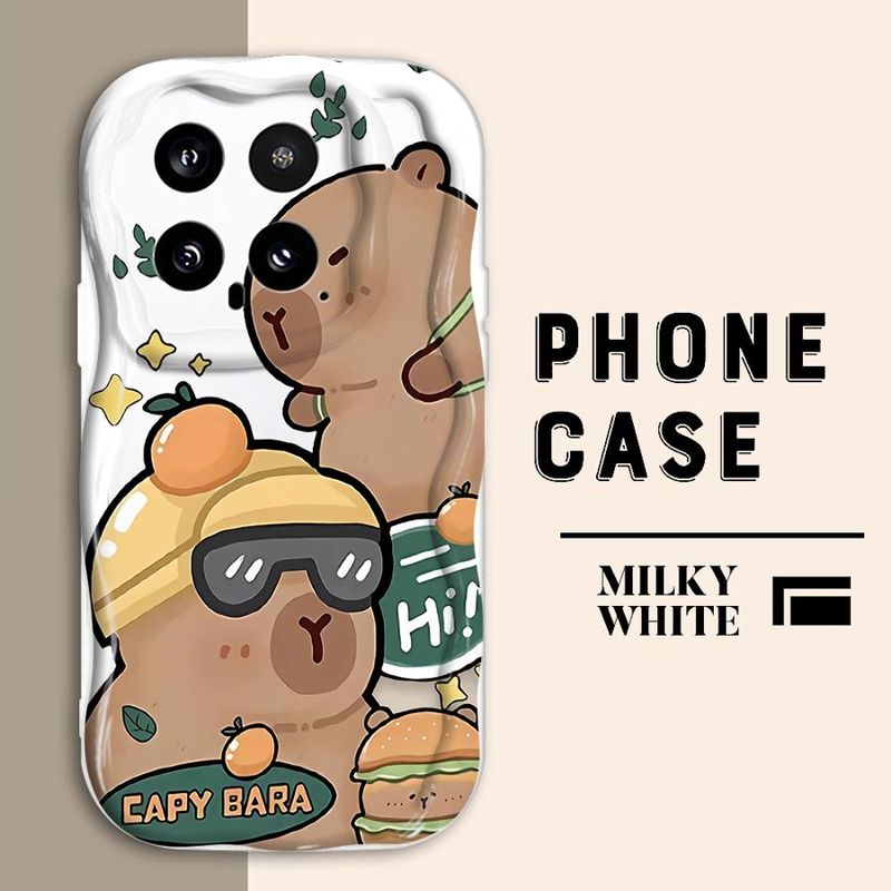 Lustige Capybara süße Handyhülle für Xiaomi Mi 11 12 Lite 12T 12T Pro X3 NFC X3 X3 Pro X5 5G Silikonhülle_voghion.com