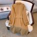 Women's plus-size trench mid-length double-breasted coat_voghion.com