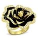 GL021 - IP Gold(Ion Plating) Brass Ring with Top Grade Crystal in Clear_voghion.com